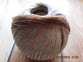 Dzija MIDARA Artistic Wool Jazz 7/2 brūna-balta  nopirkt interneta veikalā