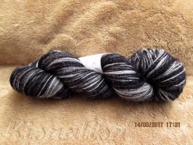 Kauni Yarn AADE LÕNG Artistic Black White 8/1  buy in the online store