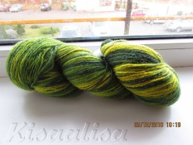 Kauni Yarn AADE LÕNG Artistic Green Yellow 8/2  buy in the online store