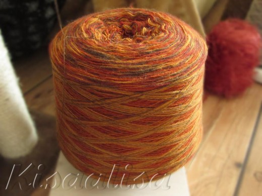 Kauni Yarn AADE LÕNG Artistic Orange Rusty 8/1  buy in the online store Kauni Yarn AADE LÕNG Artistic Orange Rusty 8/1  buy in the online store