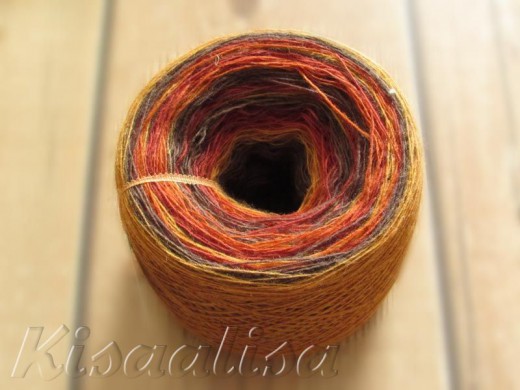 Kauni Yarn AADE LÕNG Artistic Orange Rusty 8/1  buy in the online store Kauni Yarn AADE LÕNG Artistic Orange Rusty 8/1  buy in the online store