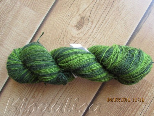 Пряжа Кауни Артистик (AADE LÕNG Artistic) Зелень 8/1  купить в интернет-магазине