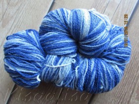 Dzija MIDARA Artistic Wool Jazz 7/2-083 zila-balta  nopirkt interneta veikalā