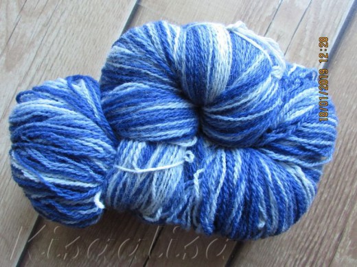 Пряжа MIDARA Artistic Wool Jazz 7/2-083 сине-белая (аналог Кауни)  купить в интернет-магазине Пряжа MIDARA Artistic Wool Jazz 7/2-083 сине-белая (аналог Кауни)  купить в интернет-магазине