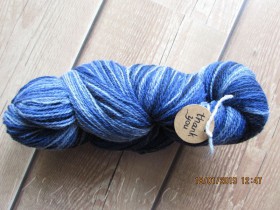 Пряжа MIDARA Artistic Wool Jazz 7/2-082 сине-серо-черная (аналог Кауни)  купить в интернет-магазине