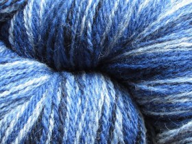 Пряжа MIDARA Artistic Wool Jazz 7/2-082 сине-серо-черная (аналог Кауни)  купить в интернет-магазине