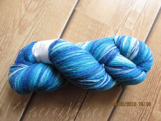 Kauni Yarn AADE LÕNG Artistic Blue Turquoise 8/2  buy in the online store Kauni Yarn AADE LÕNG Artistic Blue Turquoise 8/2  buy in the online store
