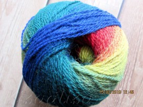 Yarn MIDARA Artistic Wool Jazz 7/2-041 Rainbow  buy in the online store