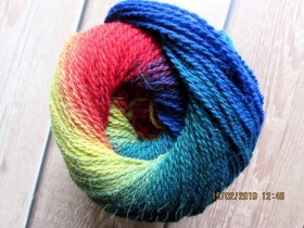 Пряжа MIDARA Artistic Wool Jazz 7/2-041 Радуга (аналог Кауни)  купить в интернет-магазине