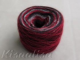 Kauni Yarn AADE LÕNG Artistic Red Grey  8/1  buy in the online store