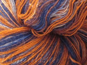 Yarn Kauni LIMBAŽU TĪNE MixBlue2 (Orange White) 8/1  buy in the online store