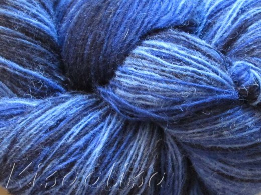 Пряжа Кауни Артистик AADE LÕNG Artistic Синее море 8/1  купить в интернет-магазине