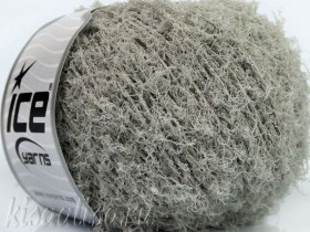 Yarn ICE Eyelash Cotton Grey Light 50/45  buy in the online store