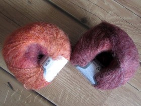 Yarn ICE Winter Orange Red Maroon 50/300  buy in the online store