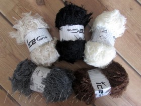 Пряжа ICE Eyelash Wool для ручного вязания 100/80  купить в интернет-магазине