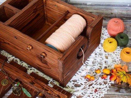 Klubochnitsa (knitter box) «Warm autumn»  buy in the online store