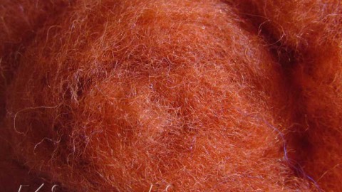 k3008 Wool for felting orange  buy in the online store