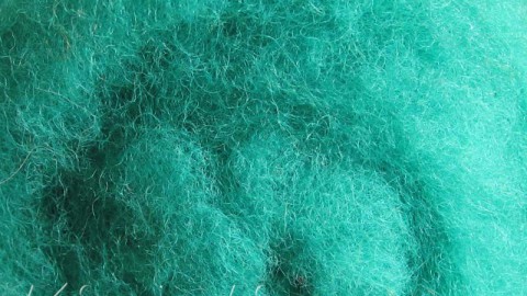 k5021 Wool for felting green light  buy in the online store