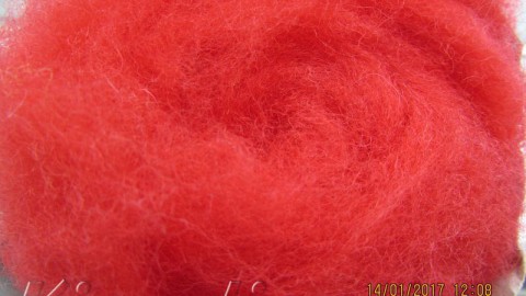 k3004 Wool for felting red  buy in the online store