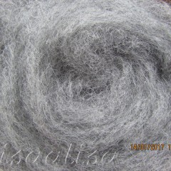 k1004 Wool for felting grey light  buy in the online store