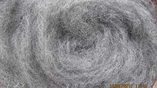 k1004 Wool for felting grey light  buy in the online store