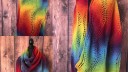 Палантин из Кауни - Радуга (Rainbow)