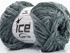 Dzija ICE Chenille Thin Grey fnt2-45556
