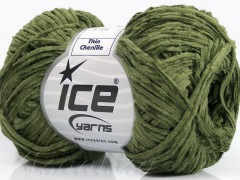 Dzija ICE Chenille Thin Green Jungle fnt2-45560