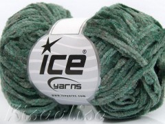 Yarn ICE Chenille Thin Green Light Melange fnt2-47
