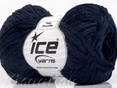 Dzija ICE Chenille Thin Blue Navy Dark fnt2-50464