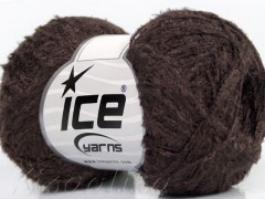 Yarn ICE Eyelash Viscose Brown fnt2-44132