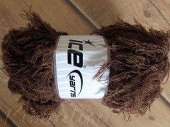 Yarn ICE Eyelash Wool Brown