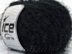 Пряжа ICE Polar Eyelash Black fnt2-45252