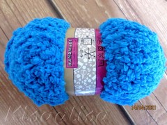 Yarn Hand Made Eylash Blue