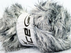 Пряжа ICE Faux Fur-Color Black White fnt2-36743