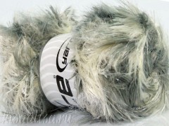 Dzija ICE Faux Fur-Color Grey Cream fnt2-36745